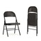 Emma and Oliver 2 Pack Home & Office Double Braced Party Events Steel Metal Folding Chair